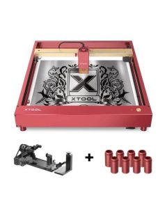 xTool D1 Pro 5W: Higher Accuracy Diode DIY Laser Engraving & Cutting Machine + D1 Pro 5W + RA2 Pro + Risers (8 Packs)