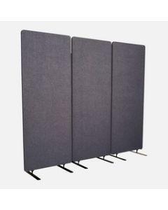 RECLAIM Acoustic Room Dividers - 3 Pack in Slate Gray