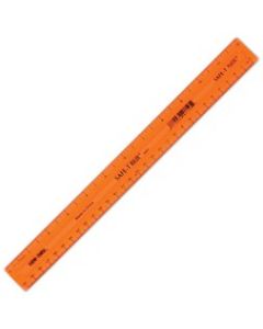 SAFE-T RULER, 12IN/30CM, ORANGE