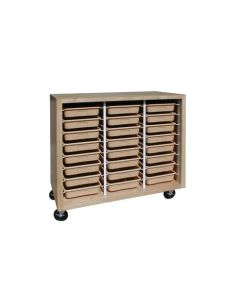 Hann SC-4824 Tote 24 Tray Mobile Storage Unit 22 x 48