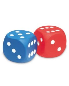 Soft Foam Dot Dice, Set of 2 