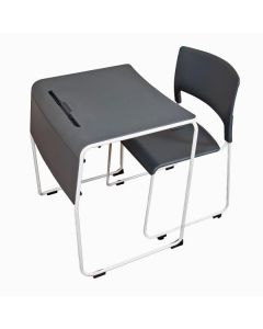 Lightweight Stackable Student Desk and Chair - 1 Pack