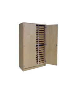 Hann TT-3 Storage Cabinet With 48 Tote Trays 22 x 48