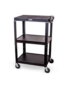 Adjustable-Height Steel Utility Cart