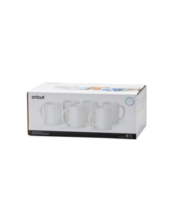 Ceramic Mug Blank, White - 12 oz/340 ml (6 ct)