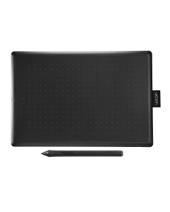 Wacom One by Wacom, Medium - Black-Red 7.4x10.9x0.3in Box