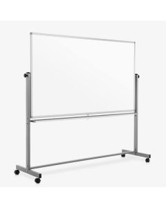Porcelain Mobile Dry Erase Whiteboard - 72x40