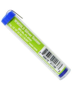 Elenco Solder Silver .8MM x 3M LF 96%SN/4%Ag.FLUX2.2%