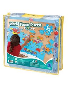 World Foam Map Puzzle