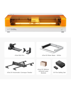 xTool S1 40W + IR Deluxe Kit - White