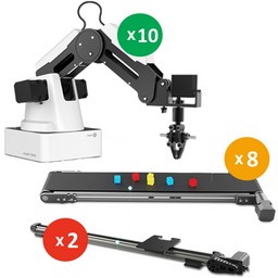 Dobot Industrial Robotic Lab - Black-White 24x24x24in Box