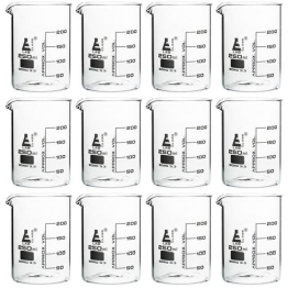 BEAKER, GLASS, BORO 3.3, 250ML PK 12