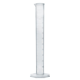 TPX 100 ml Graduated Cylinder Class A Graduation 1.00 ml Tolerance 0.50 ml