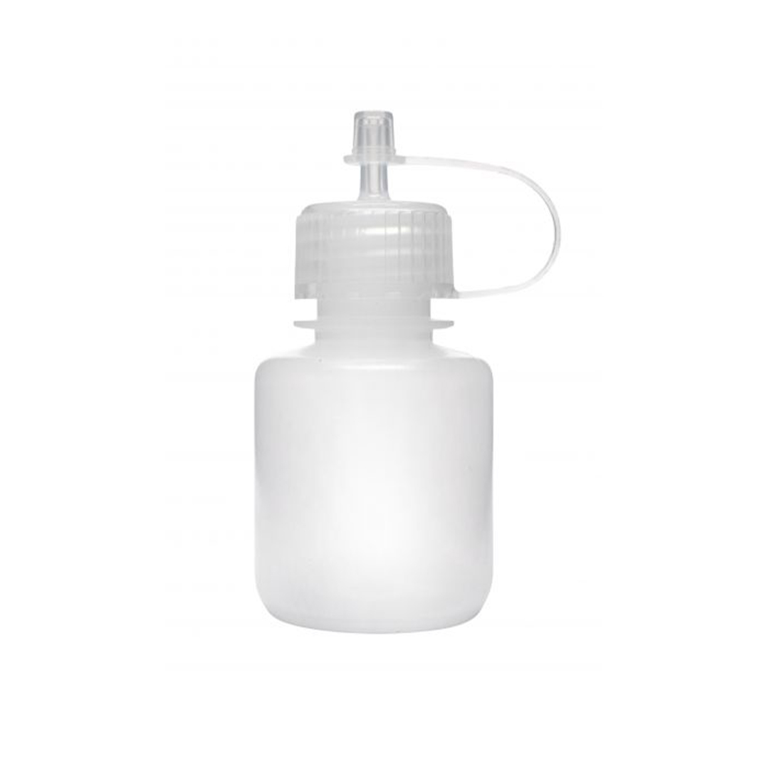 Dropping Bottle, 30ml - LDPE Plastic - Includes Screw Cap with Built-In Dropping Nozzle & Cover - Eisco Labs