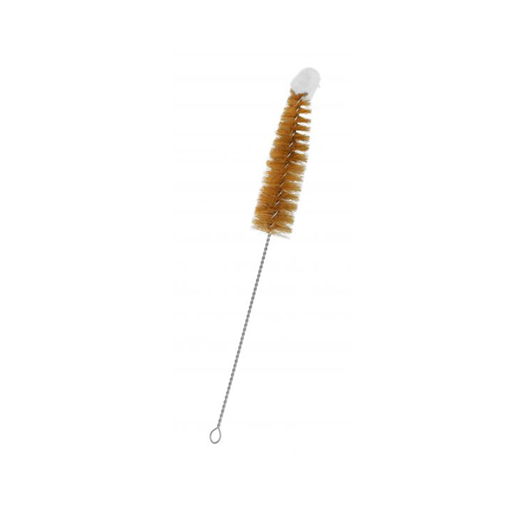 Tapered Bristle Cleaning Brush with Cotton Yarn Tip, 8.5