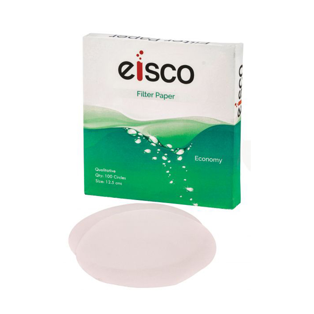 Eisco Labs Qualitative Filter Paper, 18cm, Pack of 100