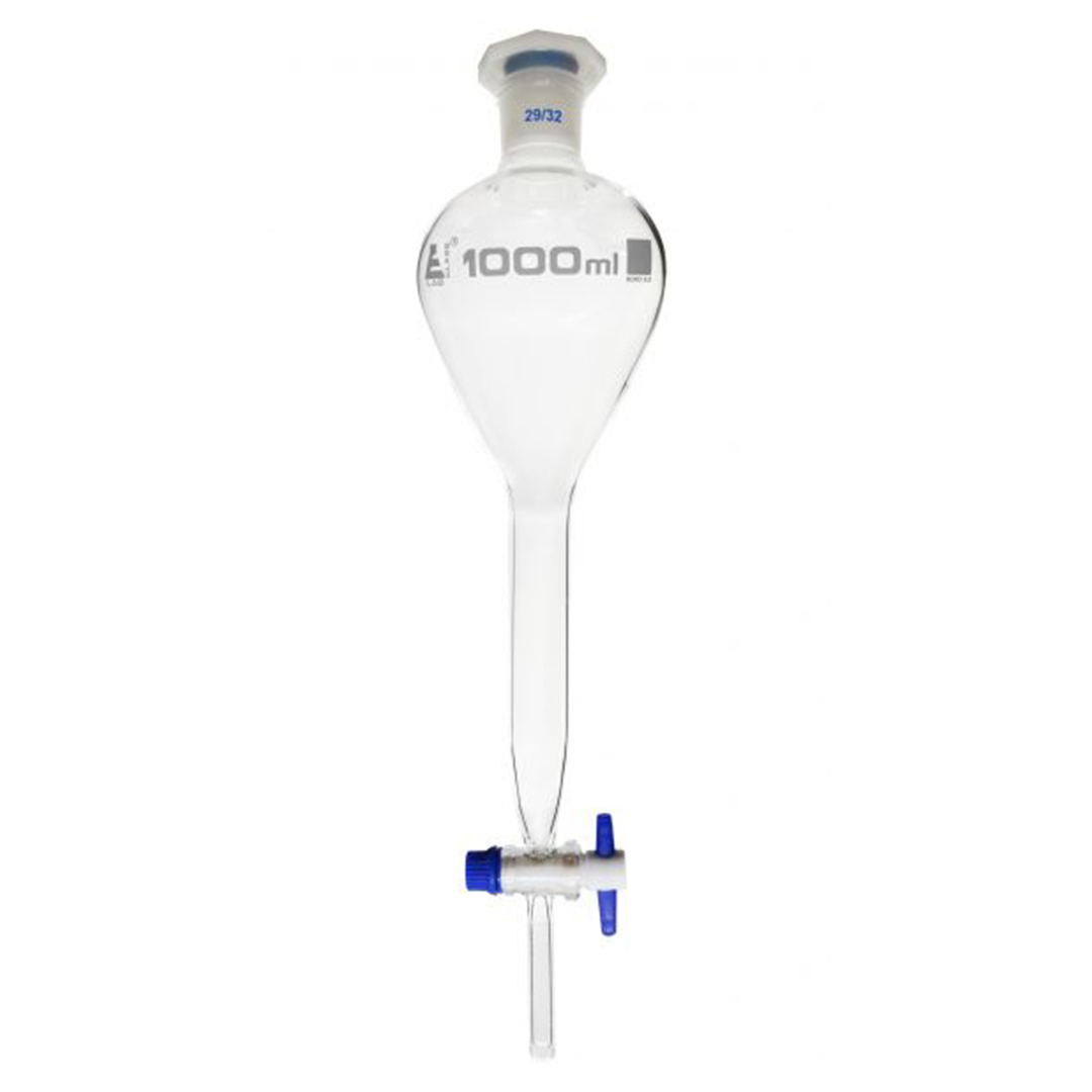 Buy Gilson Separating Funnel, 1000ml - PTFE Key Stopcock - Plastic ...