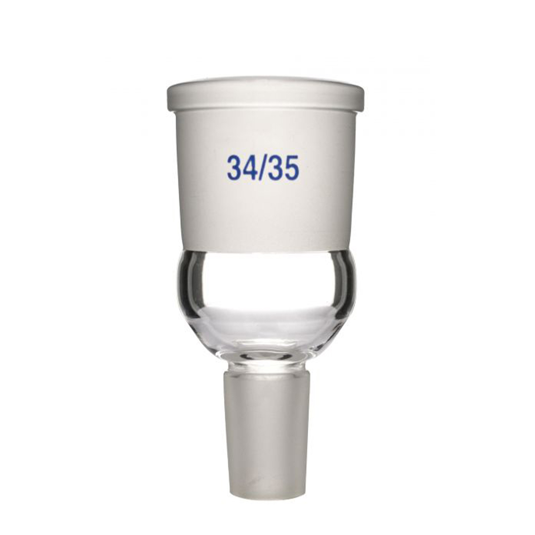 Expansion Adapter, 34/35 Socket Size, 19/26 Cone Size, Borosilicate Glass - Eisco Labs