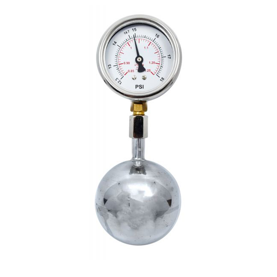 Jolly Bulb with Attached Manometer, Superior Metal - 3.15