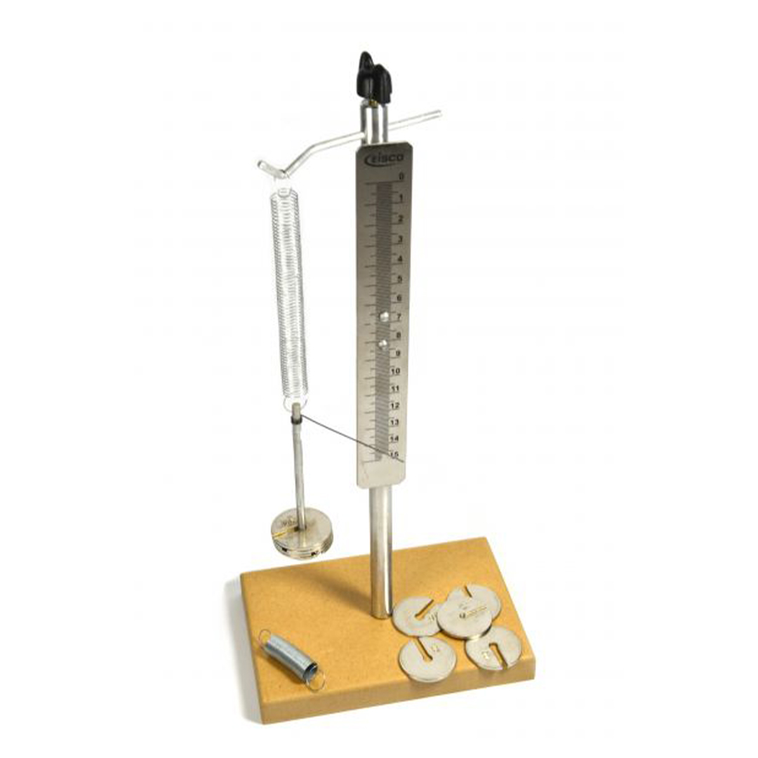 Hooke's Law Apparatus for Student Use - Supplied w/ Weights - Eisco Labs