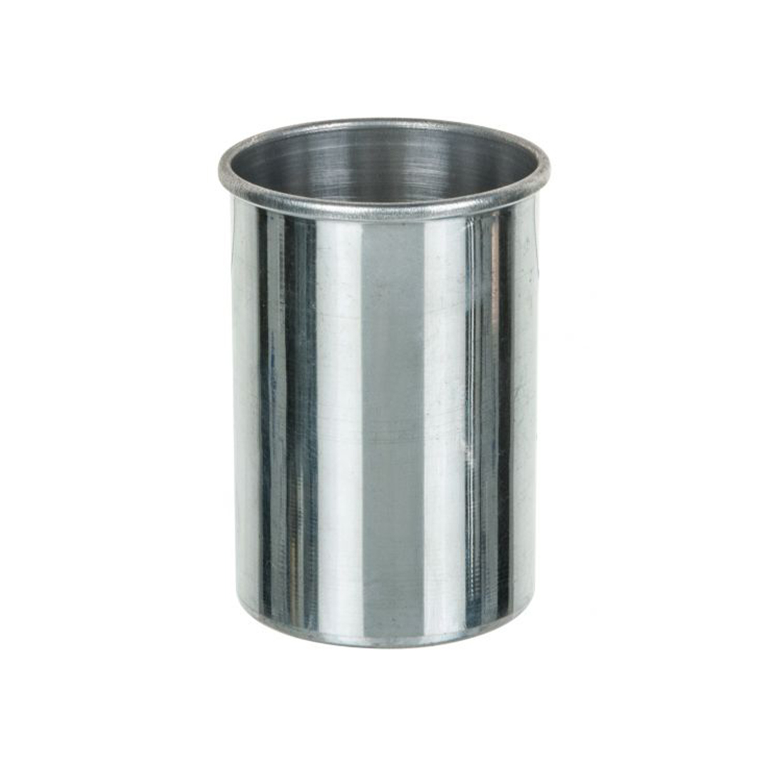 Aluminum Calorimeter Inner Vessel with Parallel Sides & Rolled Rim, 3