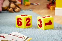 Giant Soft Foam Numeral Cubes, Set of 2 