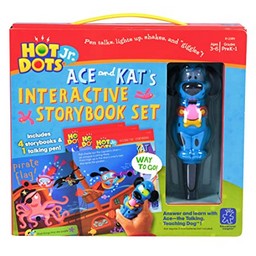 Hot Dots® Jr. Interactive Storybooks, 4-Book Set with Ace Pen