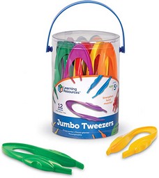 Jumbo Tweezers, Set of 12