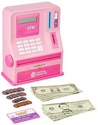 Pretend and Play® Teaching ATM  Bank - Pink