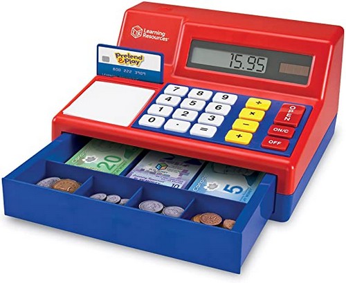 Pretend & Play® Calculator Cash Register - Canadian