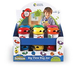 Primary Science®Big View Bug Jars, Set of 12 in Display