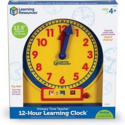 Primary Time Teacher™ 12-Hour Demonstration Learning Clock®