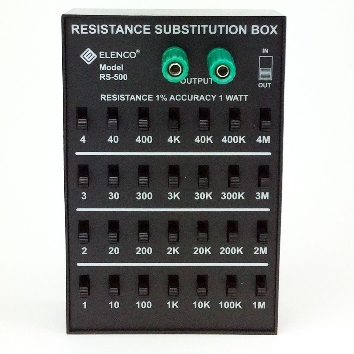 Buy Elenco 1 Watt Resistor Substitution Box Online Makerspace