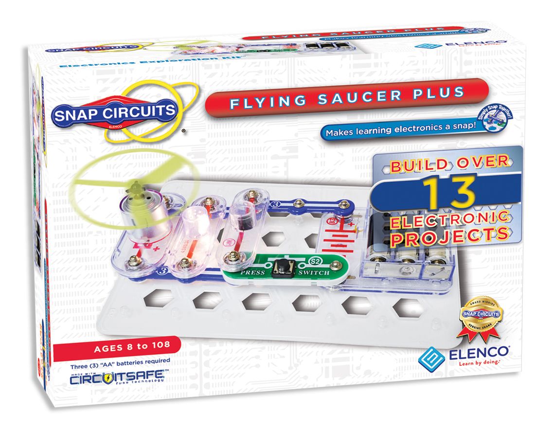 Elenco Snap Circuits® Flying Saucer Plus