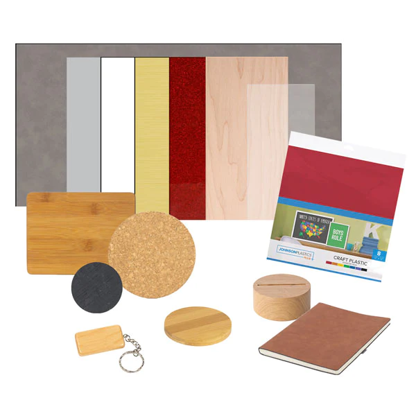 FLUX 23 Pcs Laser Engraving Premium Material Kits