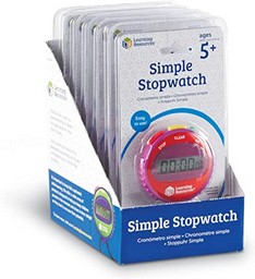 Simple Stopwatch, Set of 6 in Display