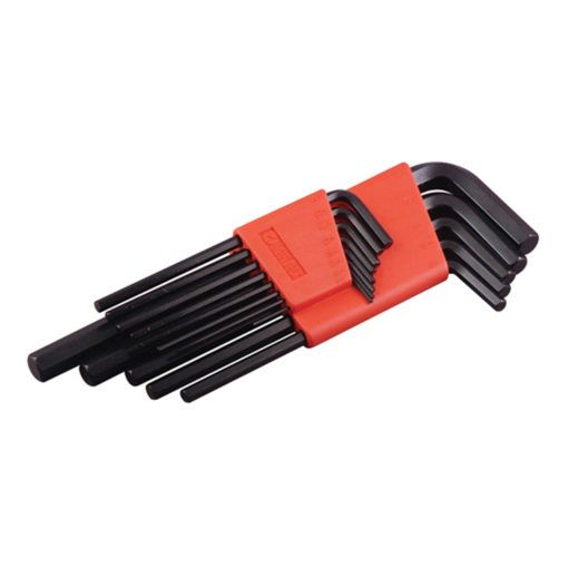 Elenco 13 Piece Long Arm Hex Key Set with Holder- SAE