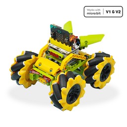 micro:bit Wonder Rugged Car（Yellow）(without micro:bit board)
