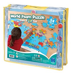 World Foam Map Puzzle