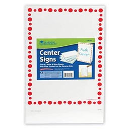 Write & Wipe Center Signs