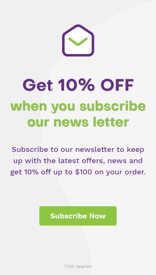 Subscribe Newsletter Get 10% off